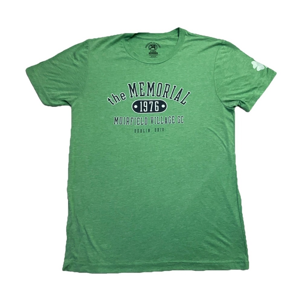 AHEAD Instant Classic Memorial 1976 Green Men's Crew Neck‎ T-Shirt Size M